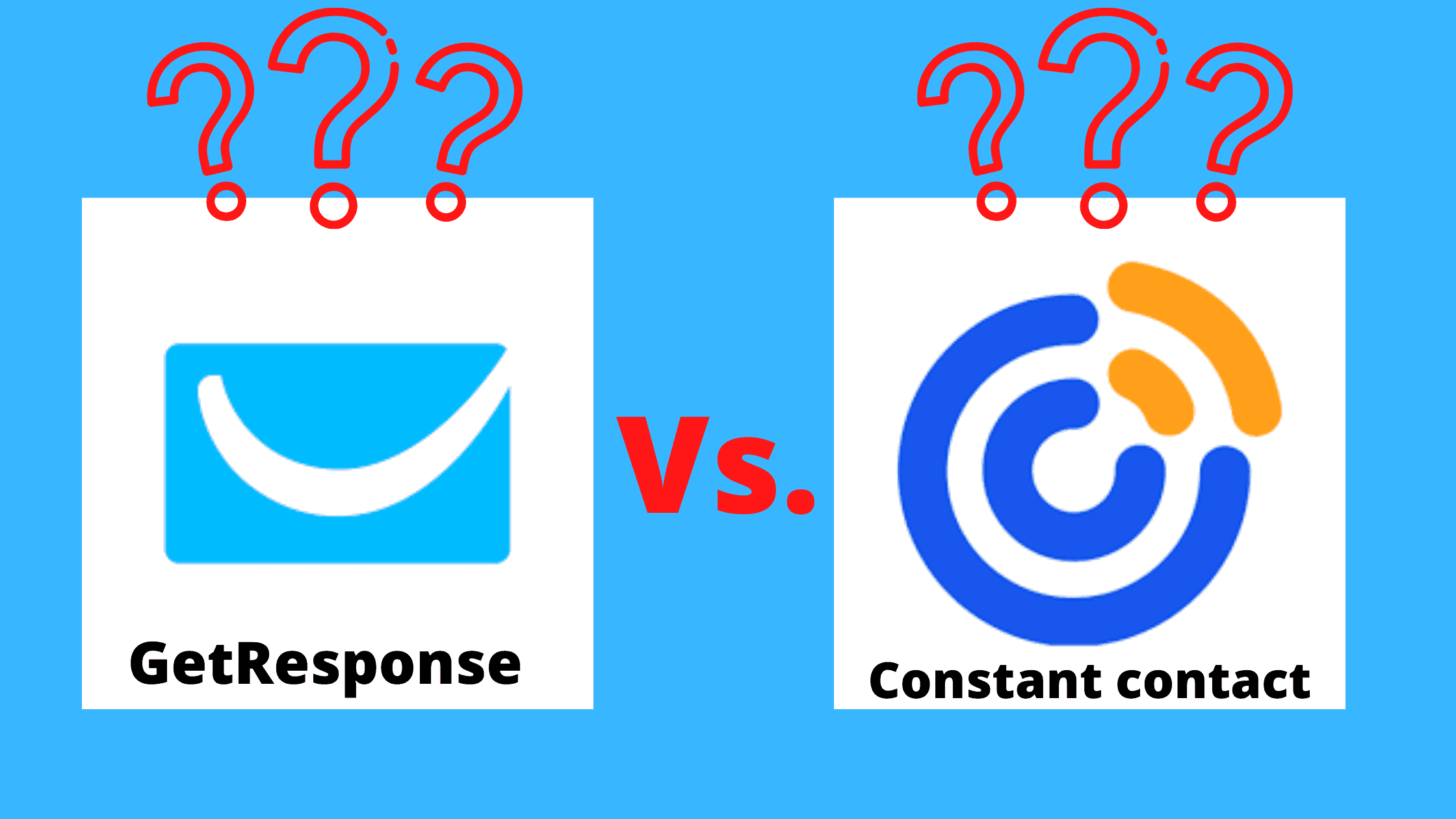 Constant contact vs. GetResponse