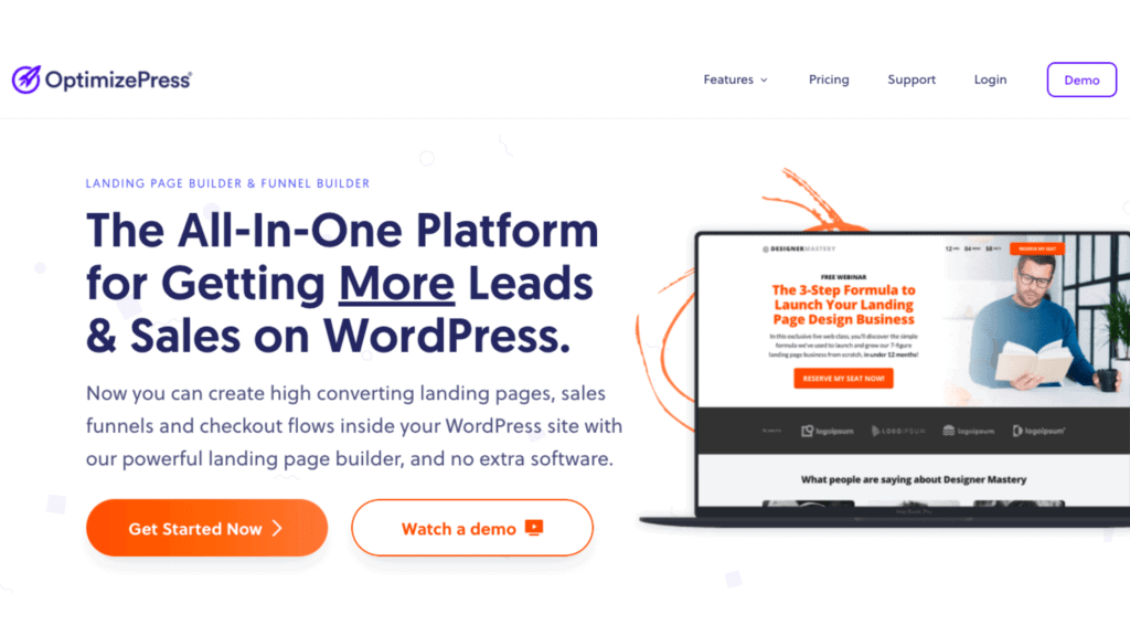 OptimizePress: High conversion landing page builder