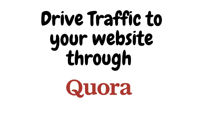 How to get traffic from Quora? Marketing by using Quora.