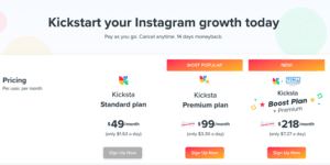 Increase auto followers on Instagram Kicksta