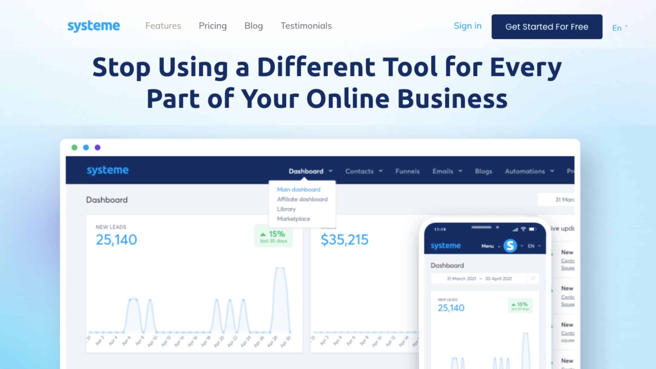 Systeme.io Review - The best Clickfunnels alternative.