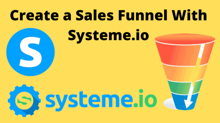 create a sales funnel with Systeme.io