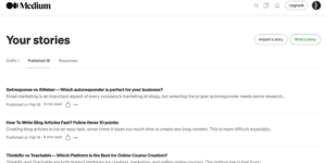Medium.com stories