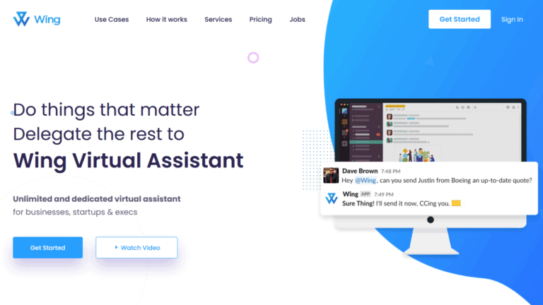 Wing Virtual Assistant Review