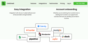 Woodpecker cold email Features