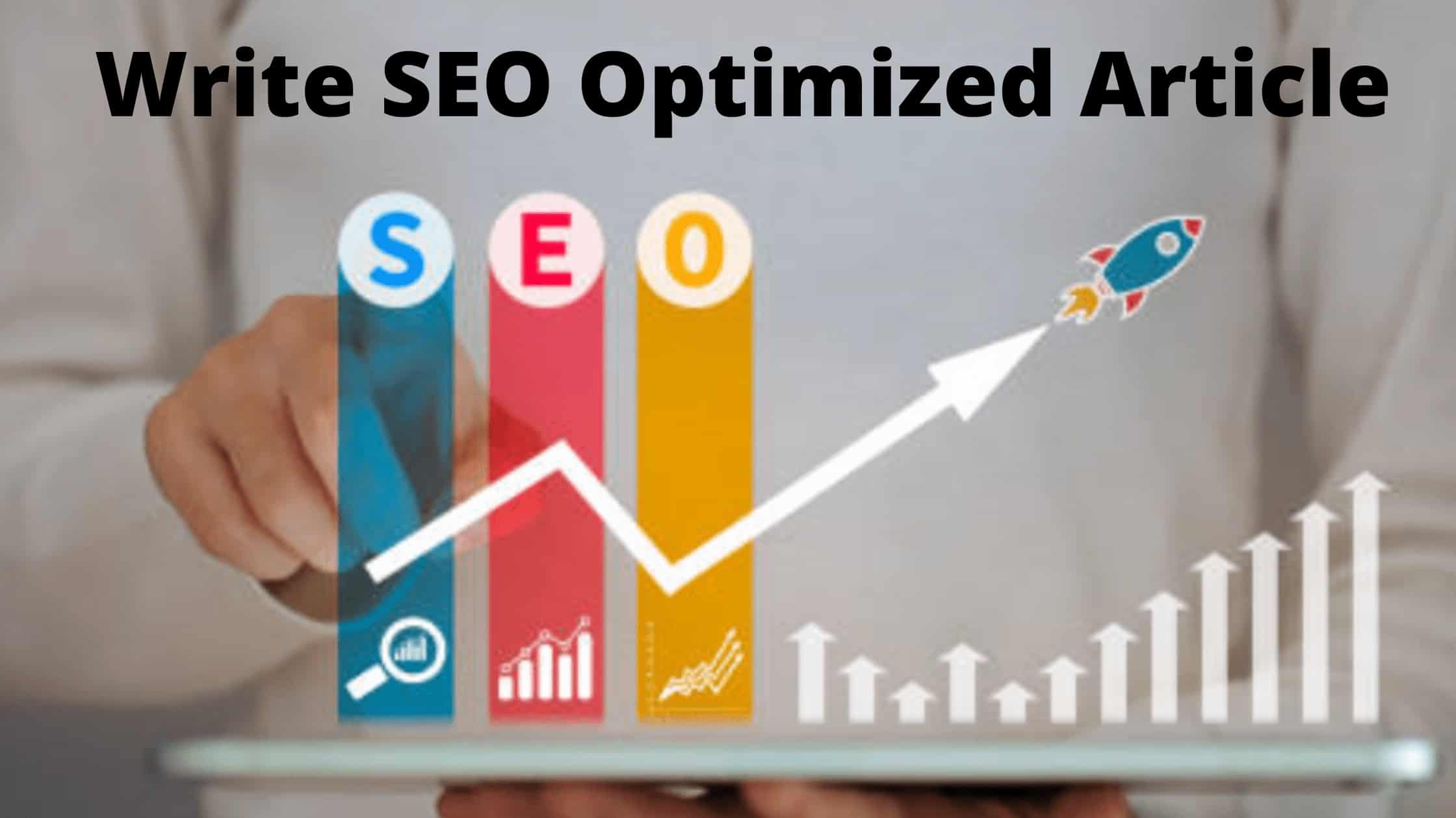 how to write an SEO optimized article