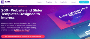 WP Slider Revolution features