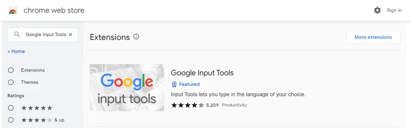 Google Input Tools