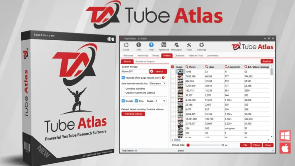 Tube Atlas Review – Instantly reveal top YouTube content and channels.