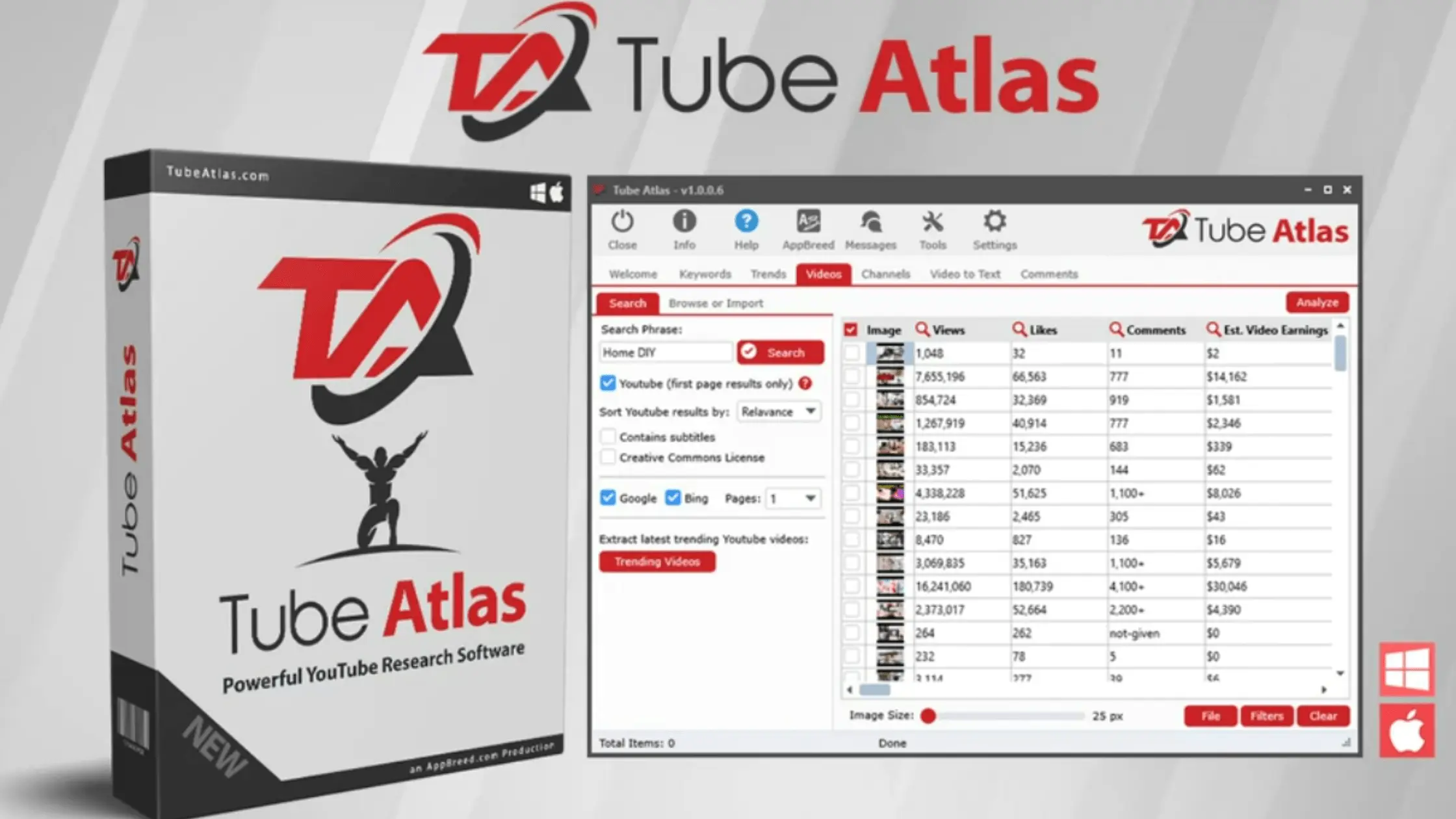 Tube Atlas