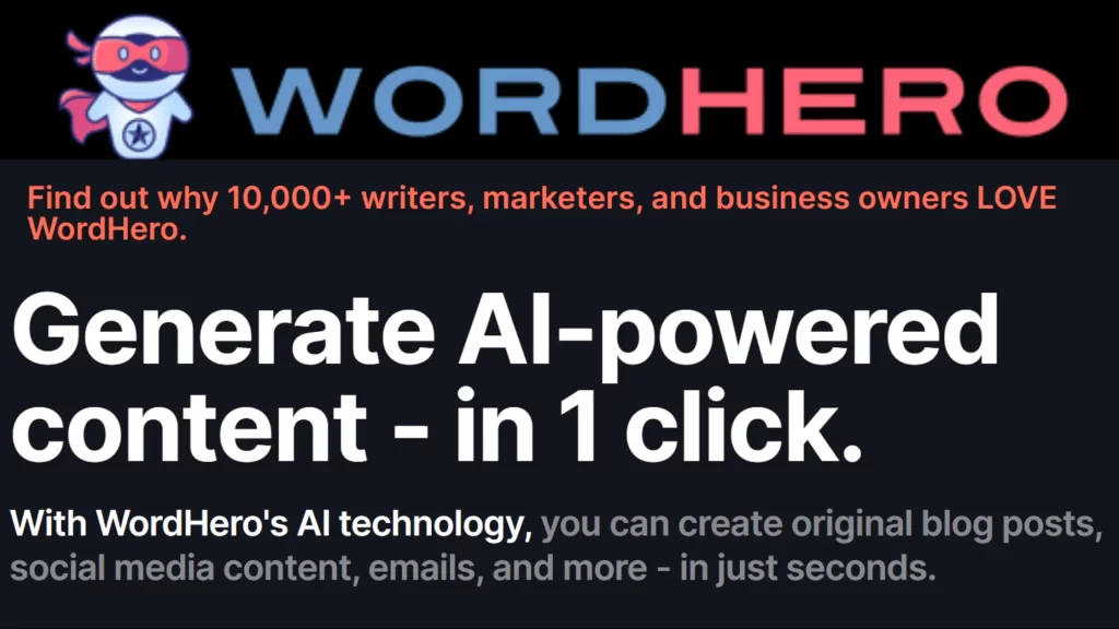 WordHero Review